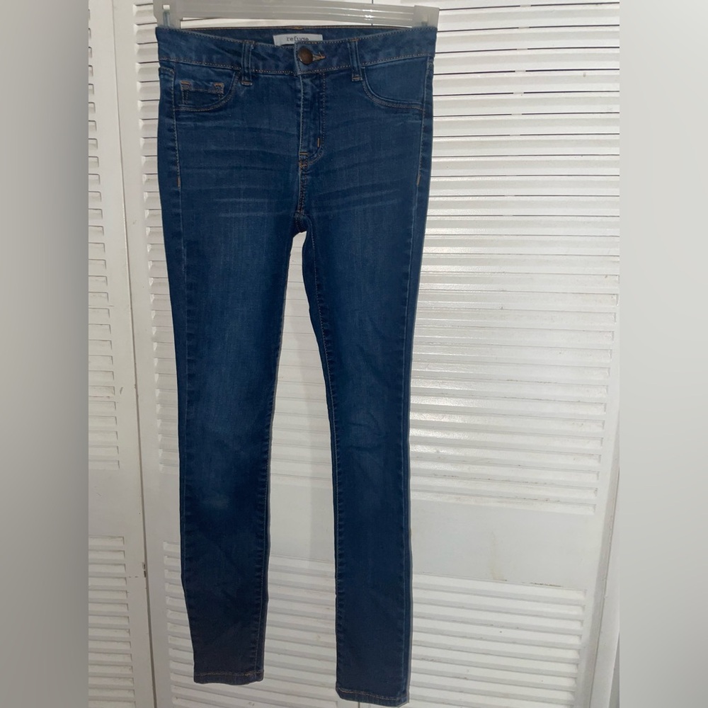 Refuge Denim Skinny Jeans Size 0 Blue